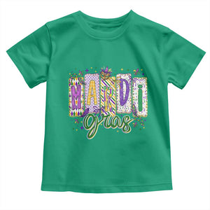 Mardi Gras Toddler T Shirt New Orleans Carnival Girly Fat Tuesday TS11 Irish Green Print Your Wear
