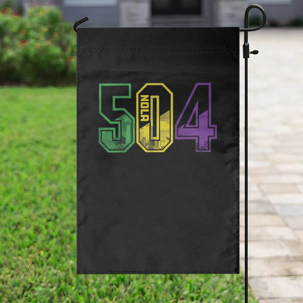 Mardi Gras 504 Nola New Orleans Louisiana LA Garden Flag TS11 Print Your Wear