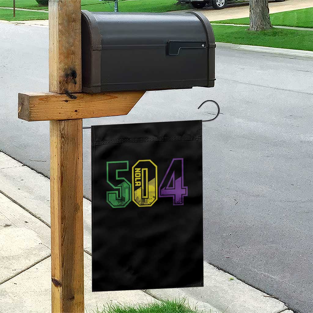 Mardi Gras 504 Nola New Orleans Louisiana LA Garden Flag TS11 Print Your Wear