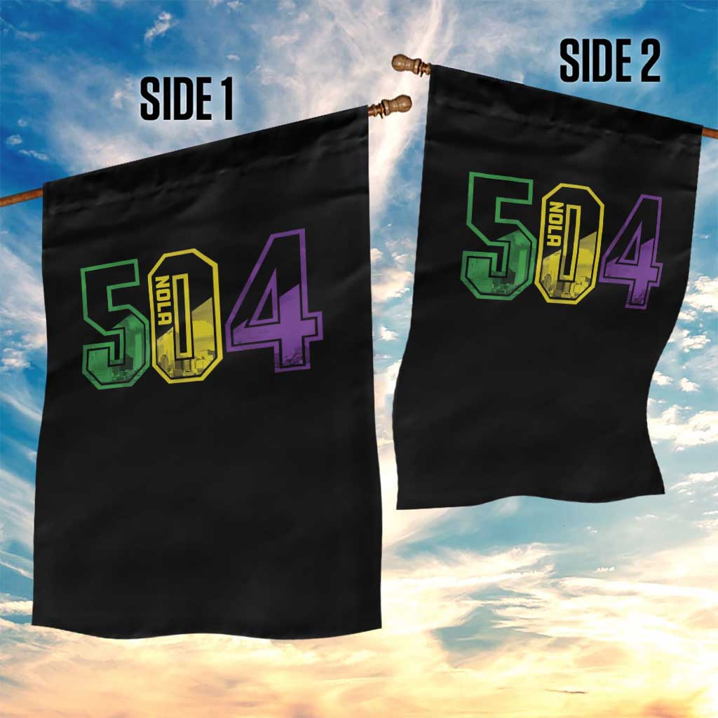 Mardi Gras 504 Nola New Orleans Louisiana LA Garden Flag TS11 Print Your Wear