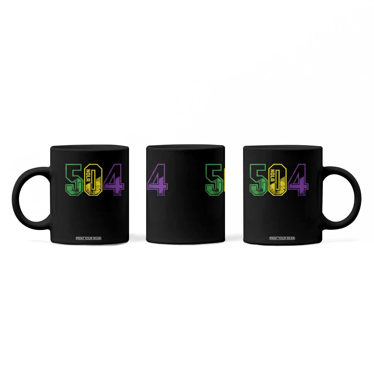 Mardi Gras 504 Nola New Orleans Louisiana LA Coffee Mug TS11 Print Your Wear