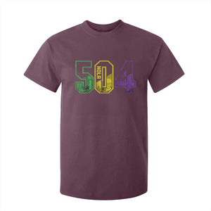 Mardi Gras 504 Nola New Orleans Louisiana LA T Shirt For Kid TS11 Maroon Print Your Wear