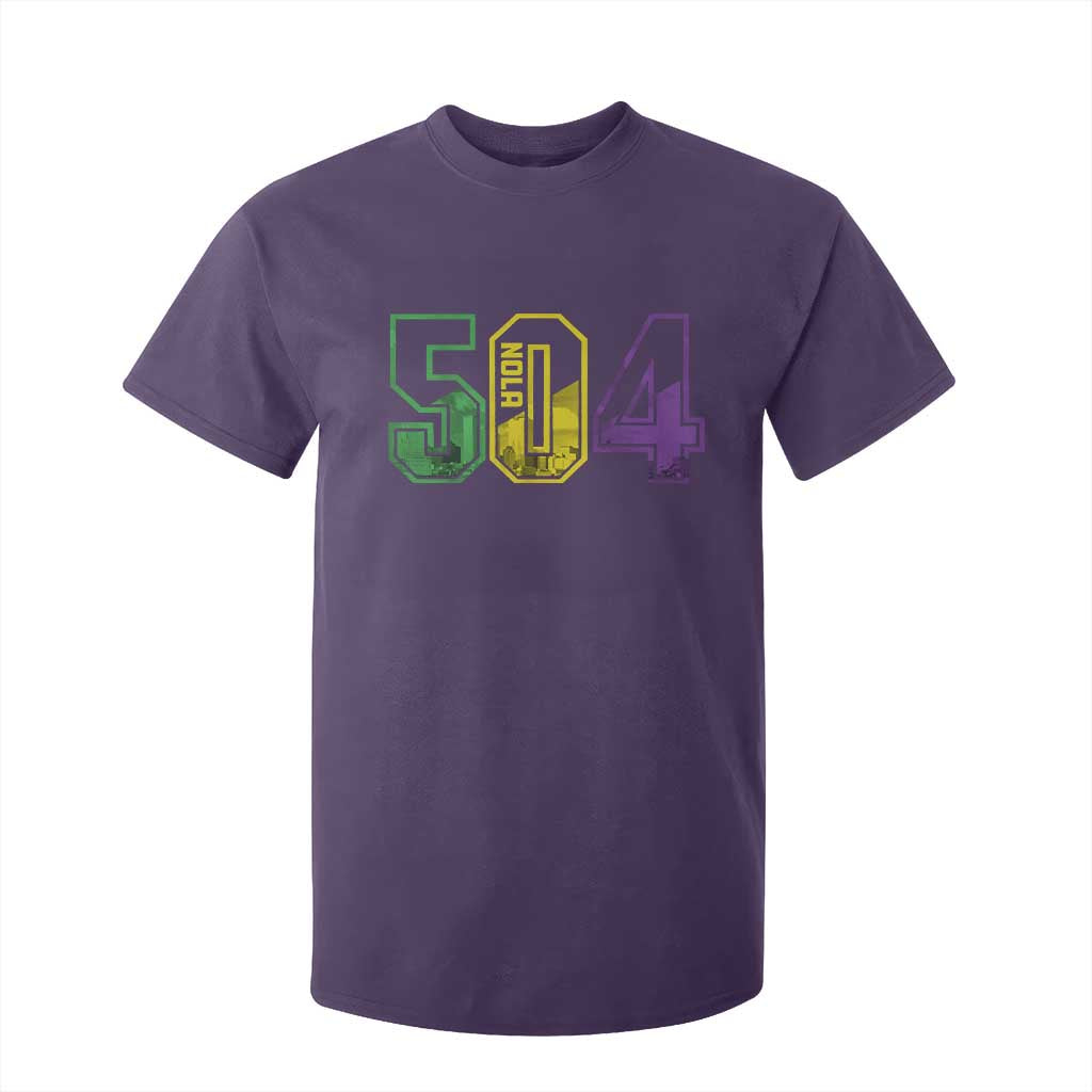 Mardi Gras 504 Nola New Orleans Louisiana LA T Shirt For Kid TS11 Purple Print Your Wear