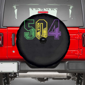 Mardi Gras 504 Nola New Orleans Louisiana LA Spare Tire Cover TS11 Black Print Your Wear