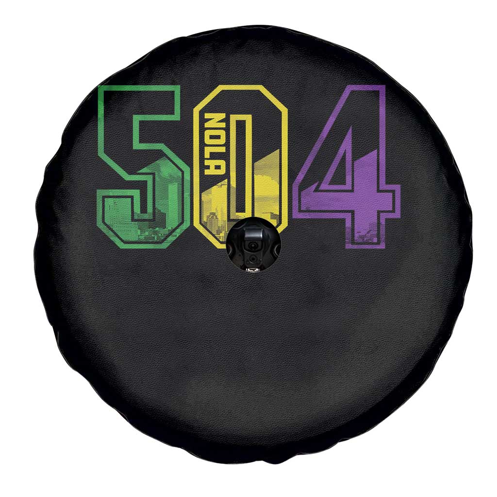 Mardi Gras 504 Nola New Orleans Louisiana LA Spare Tire Cover TS11 Print Your Wear