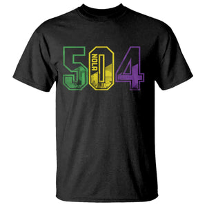 Mardi Gras 504 Nola New Orleans Louisiana LA T Shirt TS11 Black Print Your Wear