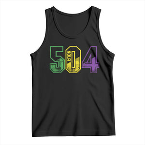 Mardi Gras 504 Nola New Orleans Louisiana LA Tank Top TS11 Black Print Your Wear
