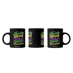 Funny Anal Bead Tug O War Mardi Gras Coffee Mug Fat Tuesday Carnival Adult Humor TS11 Print Your Wear