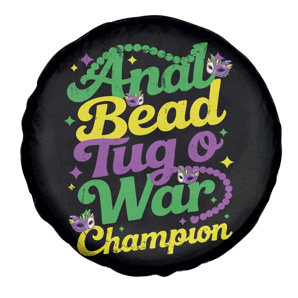 Funny Anal Bead Tug O War Mardi Gras Spare Tire Cover Fat Tuesday Carnival Adult Humor TS11 Print Your Wear
