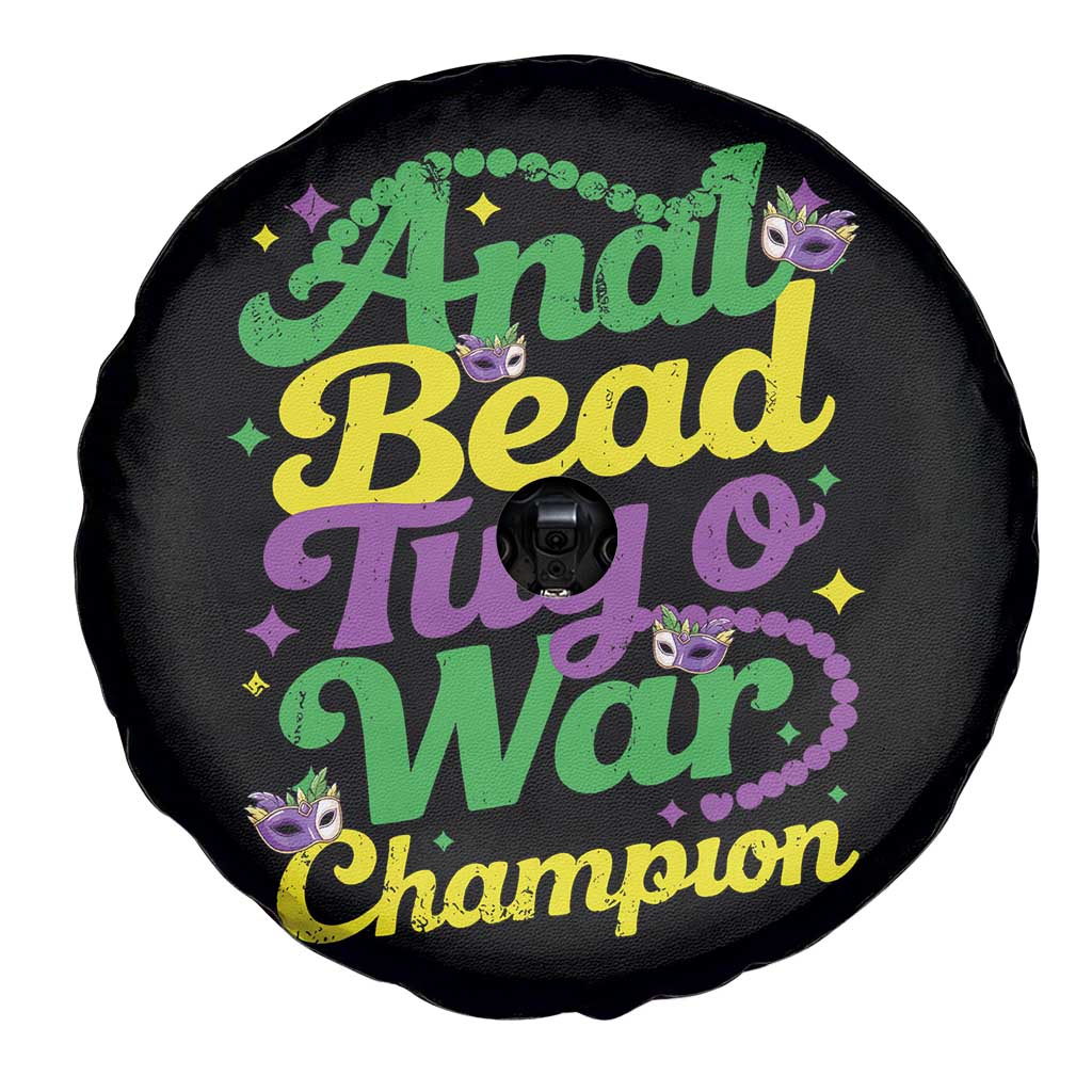 Funny Anal Bead Tug O War Mardi Gras Spare Tire Cover Fat Tuesday Carnival Adult Humor TS11 Print Your Wear