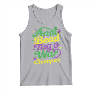 Funny Anal Bead Tug O War Mardi Gras Tank Top Fat Tuesday Carnival Adult Humor TS11 Athletic Heather Print Your Wear
