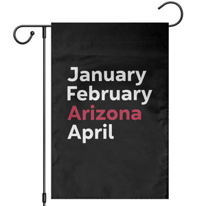 January February Arizona April Garden Flag AZ Sport Fan Pride TS12 Black Print Your Wear