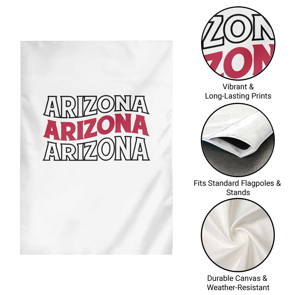Retro Arizona Lover Garden Flag Groovy Typography Vintage 70s State TS12 Print Your Wear