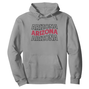 Retro Arizona Lover Hoodie Groovy Typography Vintage 70s State TS12 Sport Gray Print Your Wear