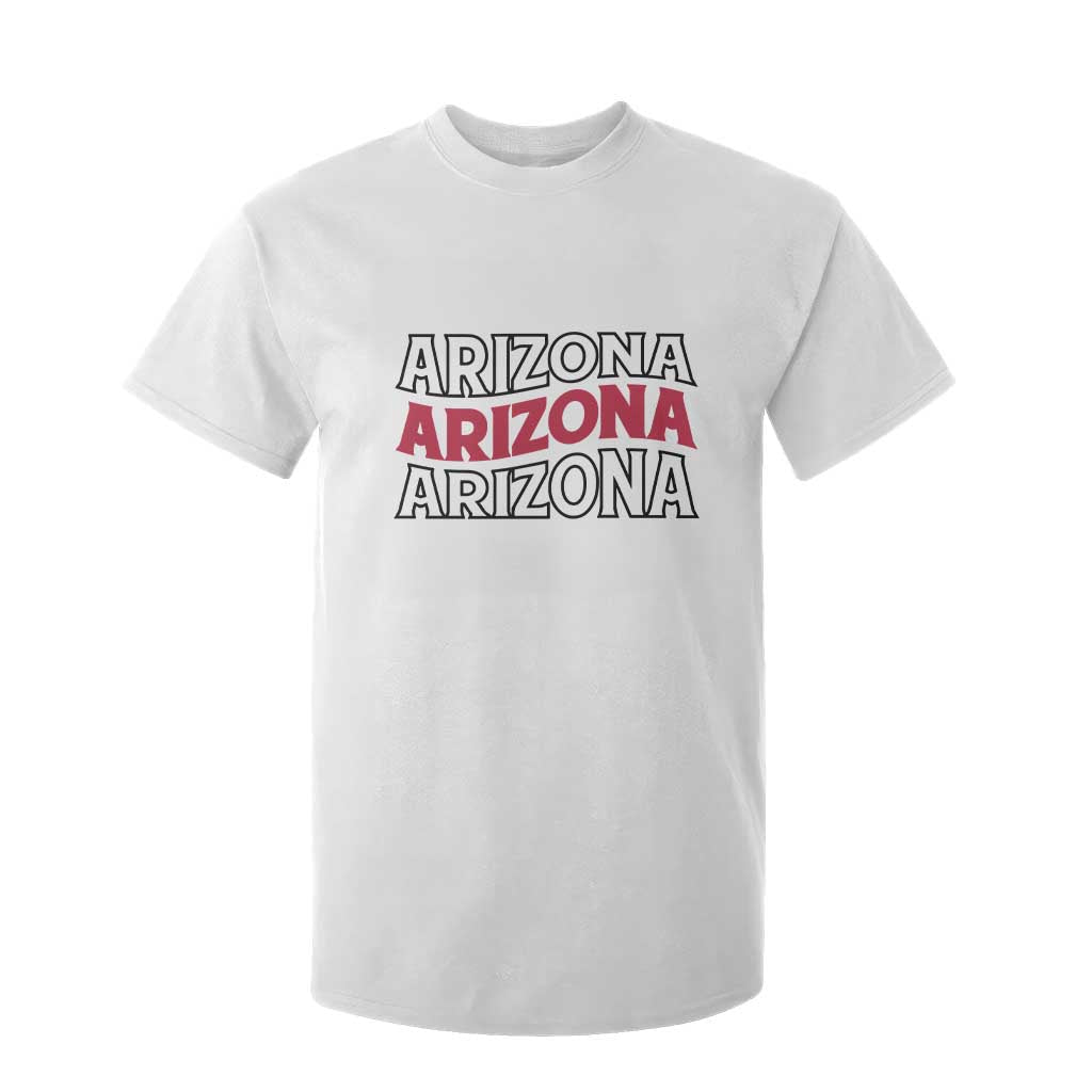 Retro Arizona Lover T Shirt For Kid Groovy Typography Vintage 70s State TS12 White Print Your Wear