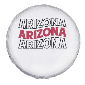 Retro Arizona Lover Spare Tire Cover Groovy Typography Vintage 70s State TS12 Print Your Wear
