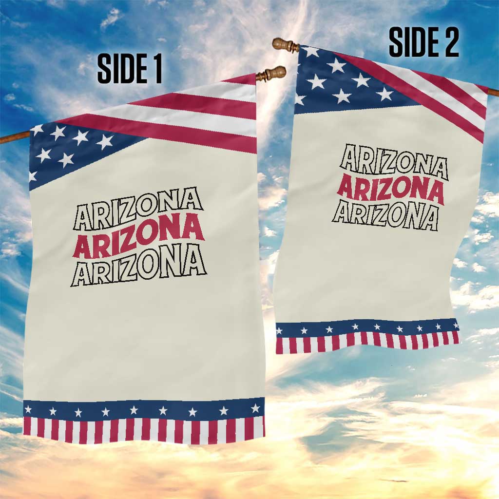 Retro Arizona Lover Garden Flag Groovy Typography Vintage 70s State TS12 Print Your Wear