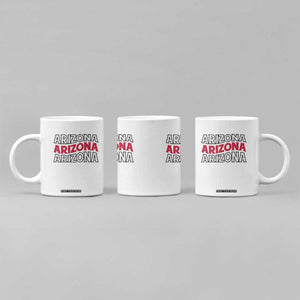 Retro Arizona Lover Coffee Mug Groovy Typography Vintage 70s State TS12 Print Your Wear