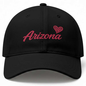 Arizona State Pride Baseball Cap Clean Word Art Minimalist Graphic TS12 Print Your Wear