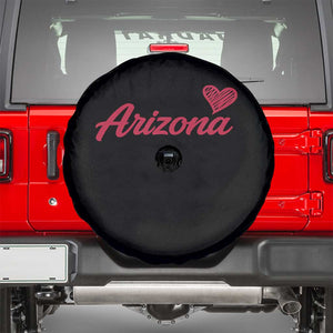 Arizona State Pride Spare Tire Cover Clean Word Art Minimalist Graphic TS12 Black Print Your Wear