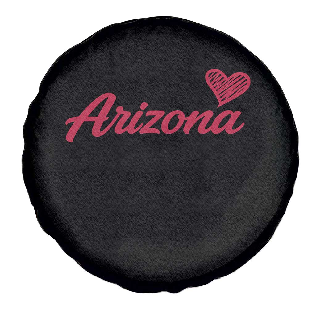Arizona State Pride Spare Tire Cover Clean Word Art Minimalist Graphic TS12 Print Your Wear