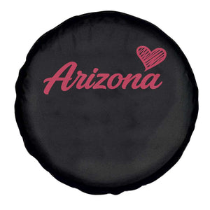 Arizona State Pride Spare Tire Cover Clean Word Art Minimalist Graphic TS12 Print Your Wear