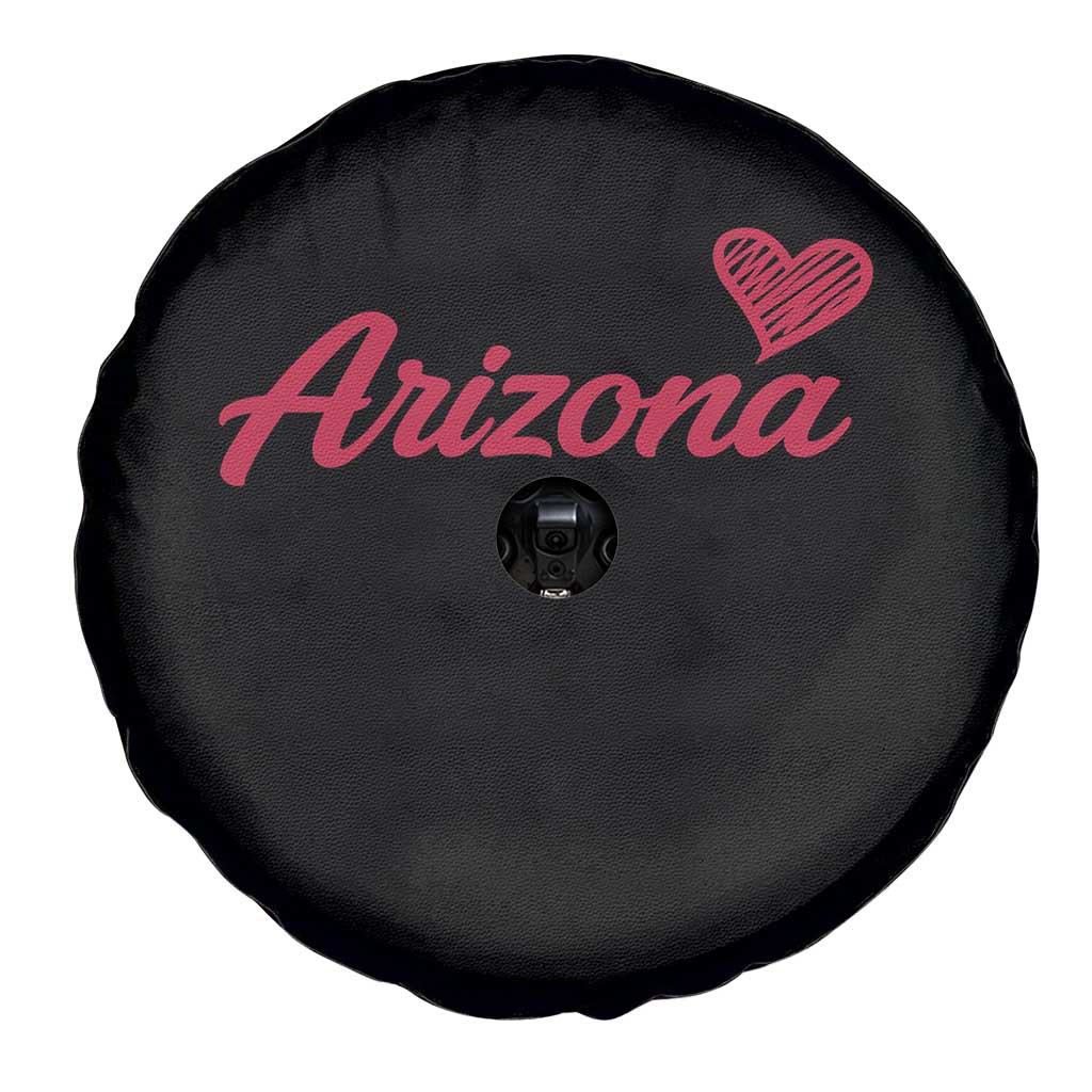 Arizona State Pride Spare Tire Cover Clean Word Art Minimalist Graphic TS12 Print Your Wear