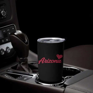 Arizona State Pride Tumbler Cup Clean Word Art Minimalist Graphic TS12 Print Your Wear