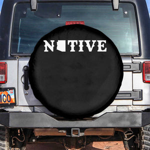 Local Arizona Native Spare Tire Cover AZ State Map Pride Gift TS12 No hole Black Print Your Wear
