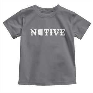 Local Arizona Native Toddler T Shirt AZ State Map Pride Gift TS12 Charcoal Print Your Wear