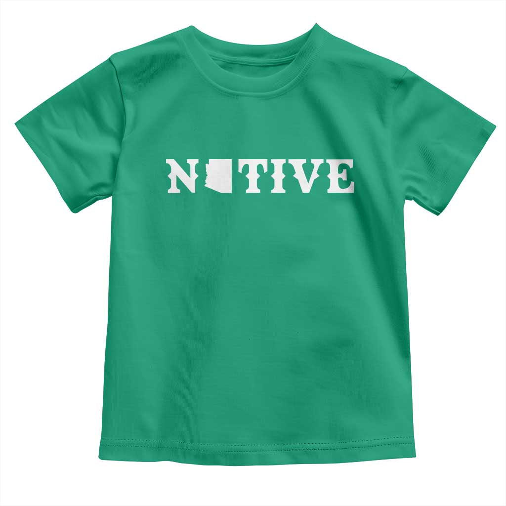 Local Arizona Native Toddler T Shirt AZ State Map Pride Gift TS12 Irish Green Print Your Wear