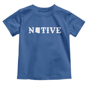 Local Arizona Native Toddler T Shirt AZ State Map Pride Gift TS12 Royal Blue Print Your Wear