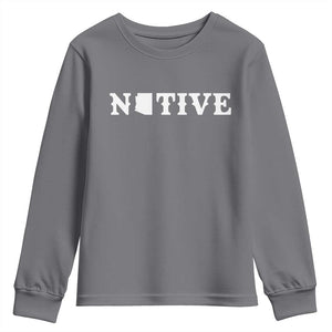 Local Arizona Native Youth Sweatshirt AZ State Map Pride Gift TS12 Charcoal Print Your Wear