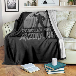 The Mogollon Monster Arizona Bigfoot Throw Blanket Vintage Cryptid Folklore TS12 Print Your Wear