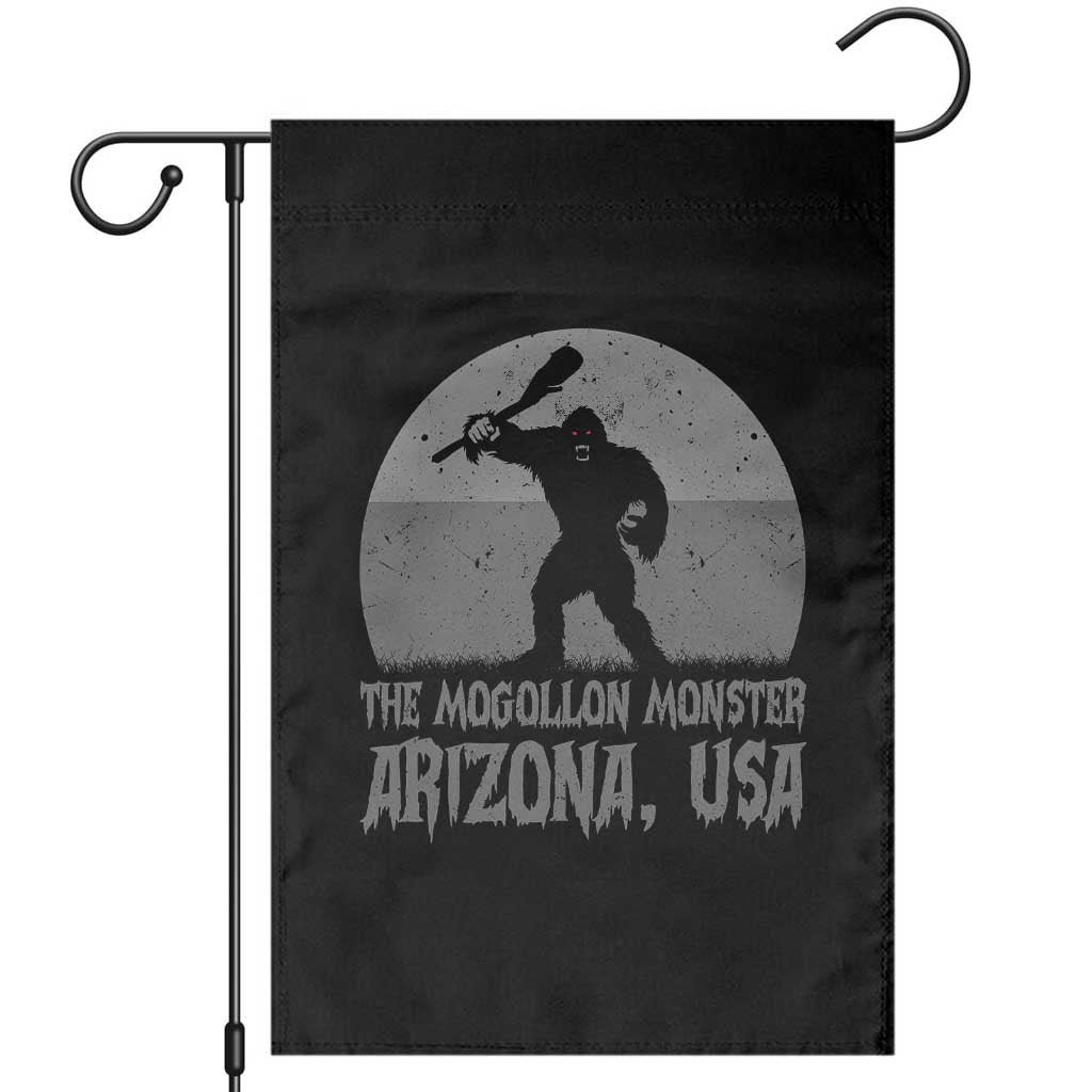 The Mogollon Monster Arizona Bigfoot Garden Flag Vintage Cryptid Folklore TS12 Black Print Your Wear