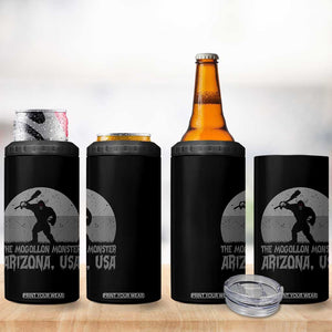 The Mogollon Monster Arizona Bigfoot 4 in 1 Can Cooler Tumbler Vintage Cryptid Folklore TS12 Print Your Wear