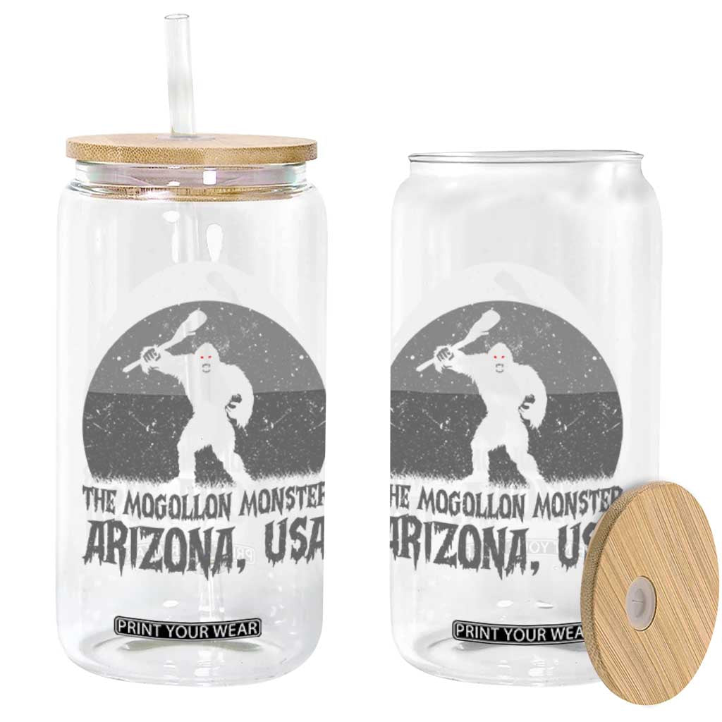 The Mogollon Monster Arizona Bigfoot Glass Can Vintage Cryptid Folklore TS12 Print Your Wear