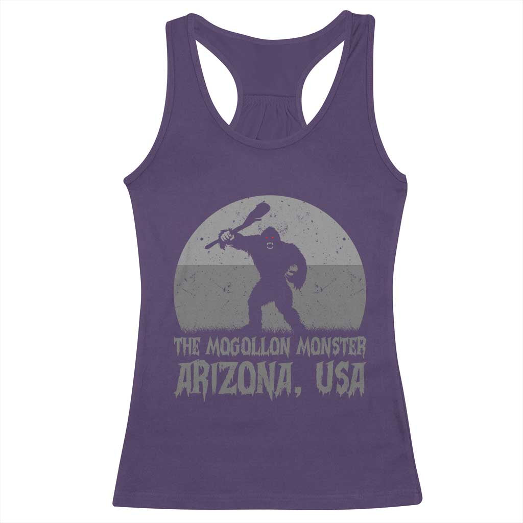 The Mogollon Monster Arizona Bigfoot Racerback Tank Top Vintage Cryptid Folklore TS12 Purple Print Your Wear