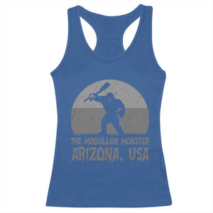 The Mogollon Monster Arizona Bigfoot Racerback Tank Top Vintage Cryptid Folklore TS12 Royal Blue Print Your Wear