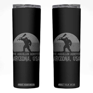 The Mogollon Monster Arizona Bigfoot Skinny Tumbler Vintage Cryptid Folklore TS12 Black Print Your Wear