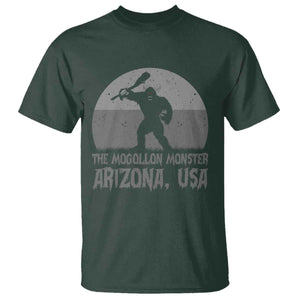 The Mogollon Monster Arizona Bigfoot T Shirt Vintage Cryptid Folklore TS12 Dark Forest Green Print Your Wear
