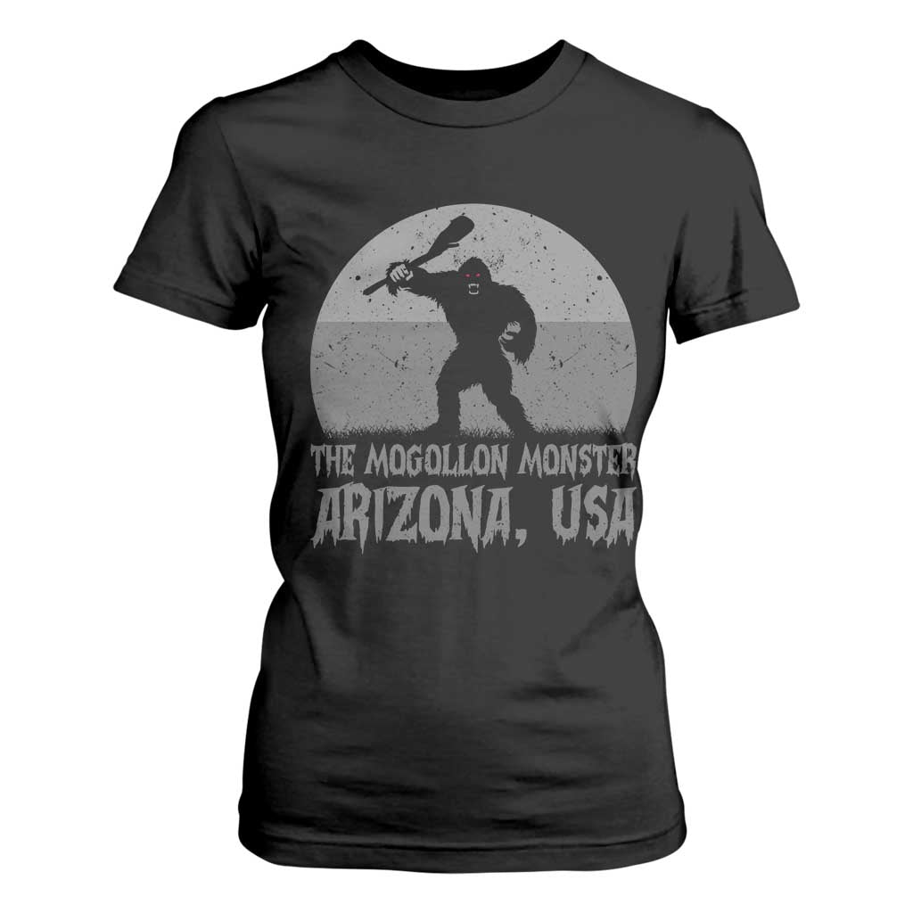 The Mogollon Monster Arizona Bigfoot T Shirt For Women Vintage Cryptid Folklore TS12 Black Print Your Wear