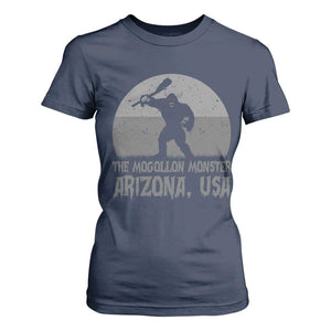 The Mogollon Monster Arizona Bigfoot T Shirt For Women Vintage Cryptid Folklore TS12 Navy Print Your Wear