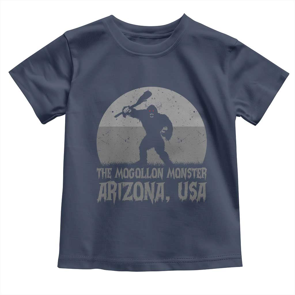 The Mogollon Monster Arizona Bigfoot Toddler T Shirt Vintage Cryptid Folklore TS12 Navy Print Your Wear