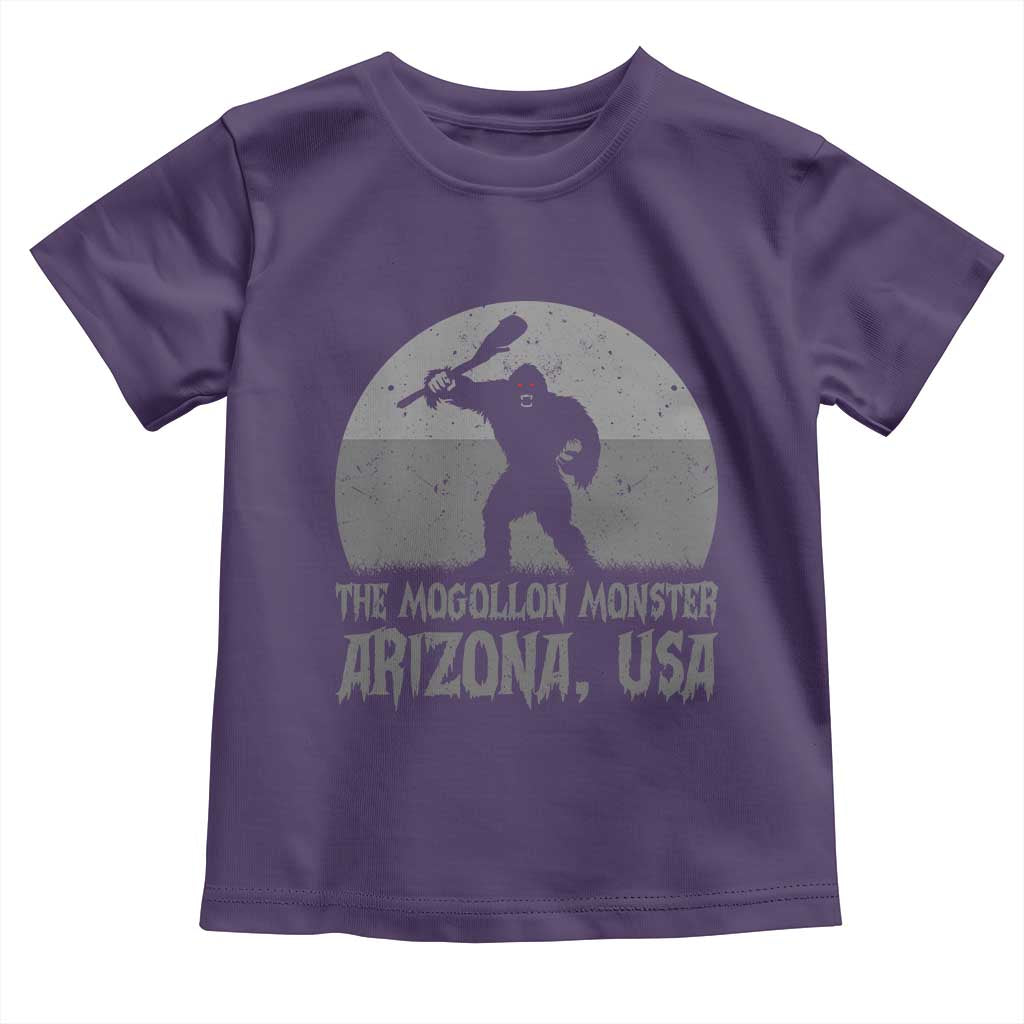 The Mogollon Monster Arizona Bigfoot Toddler T Shirt Vintage Cryptid Folklore TS12 Purple Print Your Wear