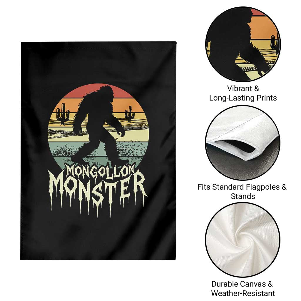 Mysterious Mogollon Monster Garden Flag Arizona Wilderness Enigma