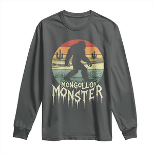 Mysterious Mogollon Monster Long Sleeve Shirt Arizona Wilderness Enigma TS12 Dark Heather Print Your Wear