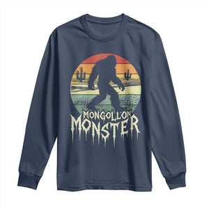 Mysterious Mogollon Monster Long Sleeve Shirt Arizona Wilderness Enigma TS12 Navy Print Your Wear
