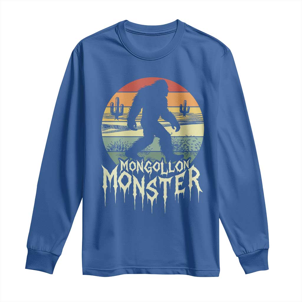 Mysterious Mogollon Monster Long Sleeve Shirt Arizona Wilderness Enigma TS12 Royal Blue Print Your Wear