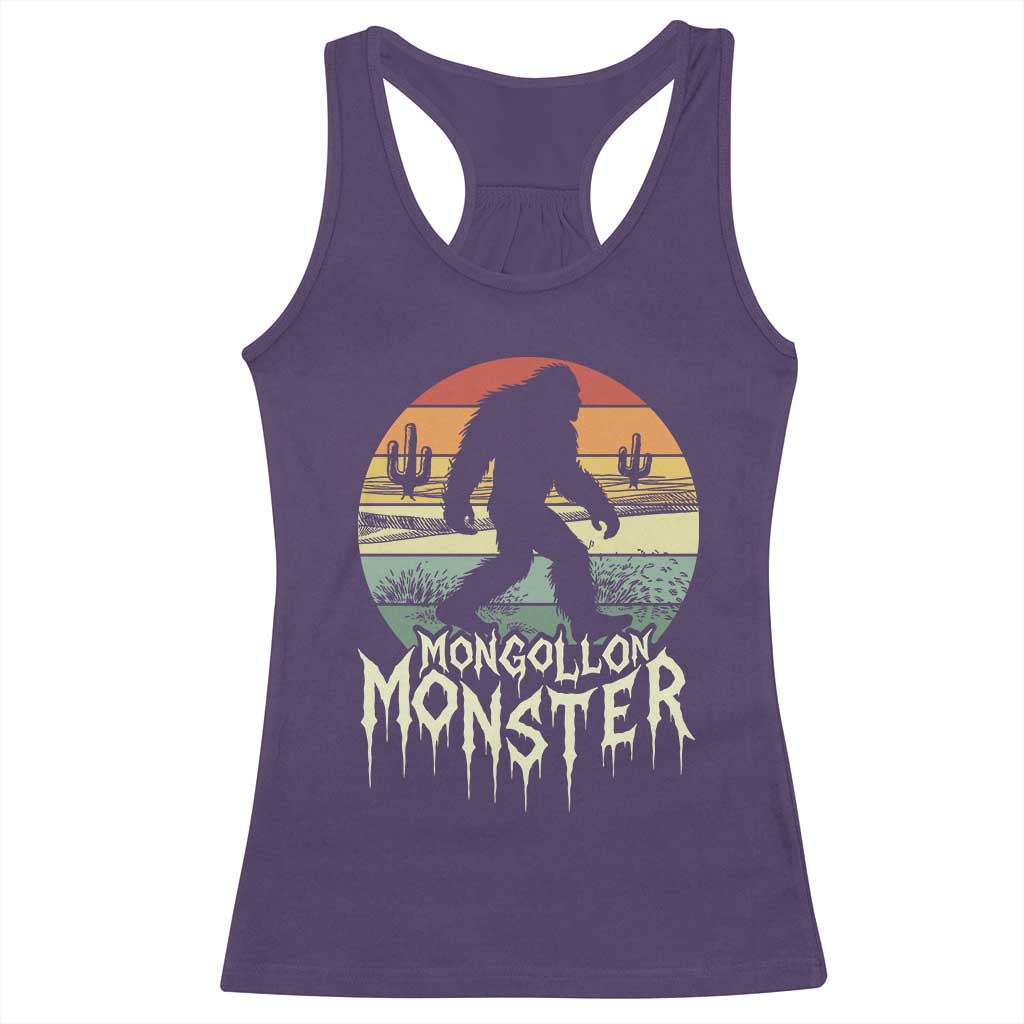 Mysterious Mogollon Monster Racerback Tank Top Arizona Wilderness Enigma TS12 Purple Print Your Wear